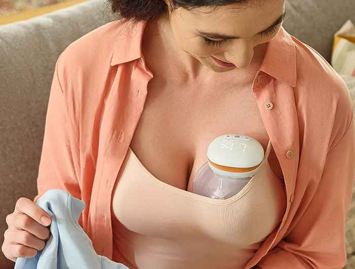 wearable breast pump